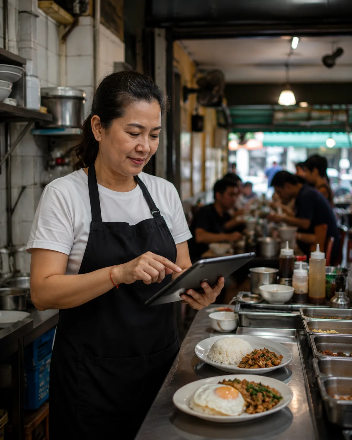 ร้านอาหารจัดการออร์เดอร์โดยไม่ต้องจดมือ